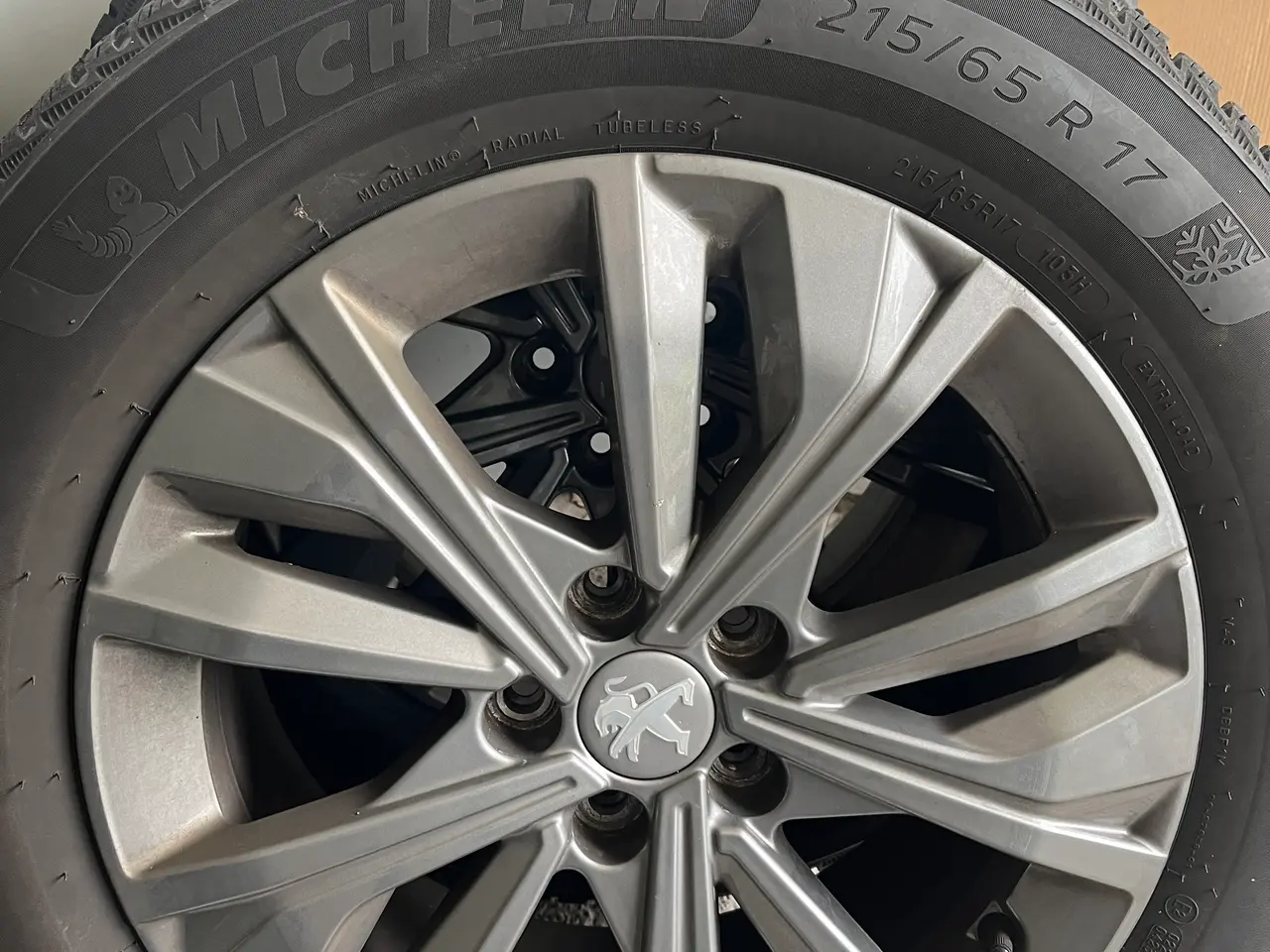 Billede 1 - Michelin vinterdæk på alufælge 17 tommer