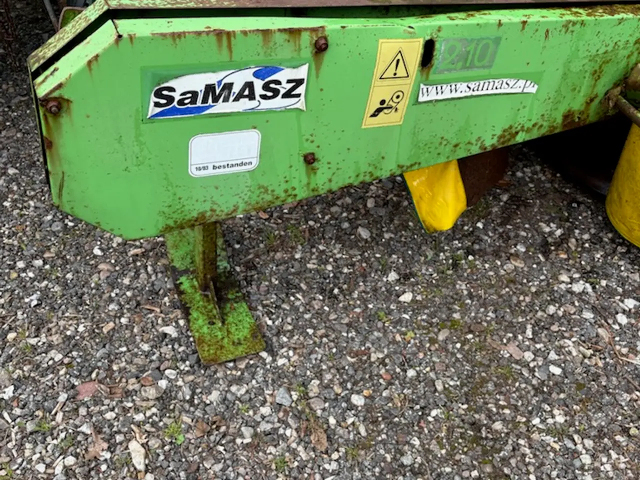 Billede 2 - Skårlægger SaMASZ. Græsslåmaskine