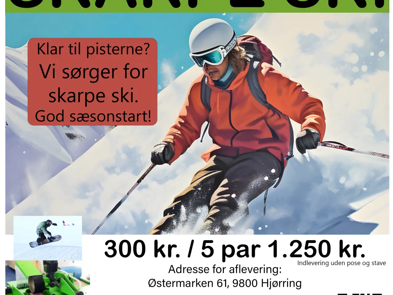Billede 3 - Ski slibning og voksning