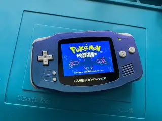 Gameboy Advance med IPS skærm (backlight)