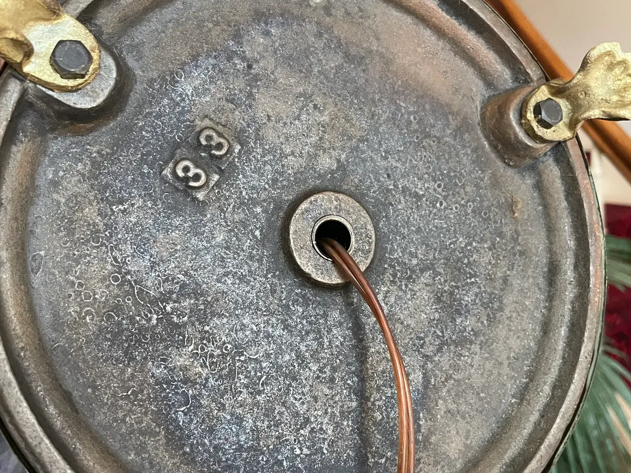 Billede 5 - Flot herskabelig 3-armet messing standerlampe.
