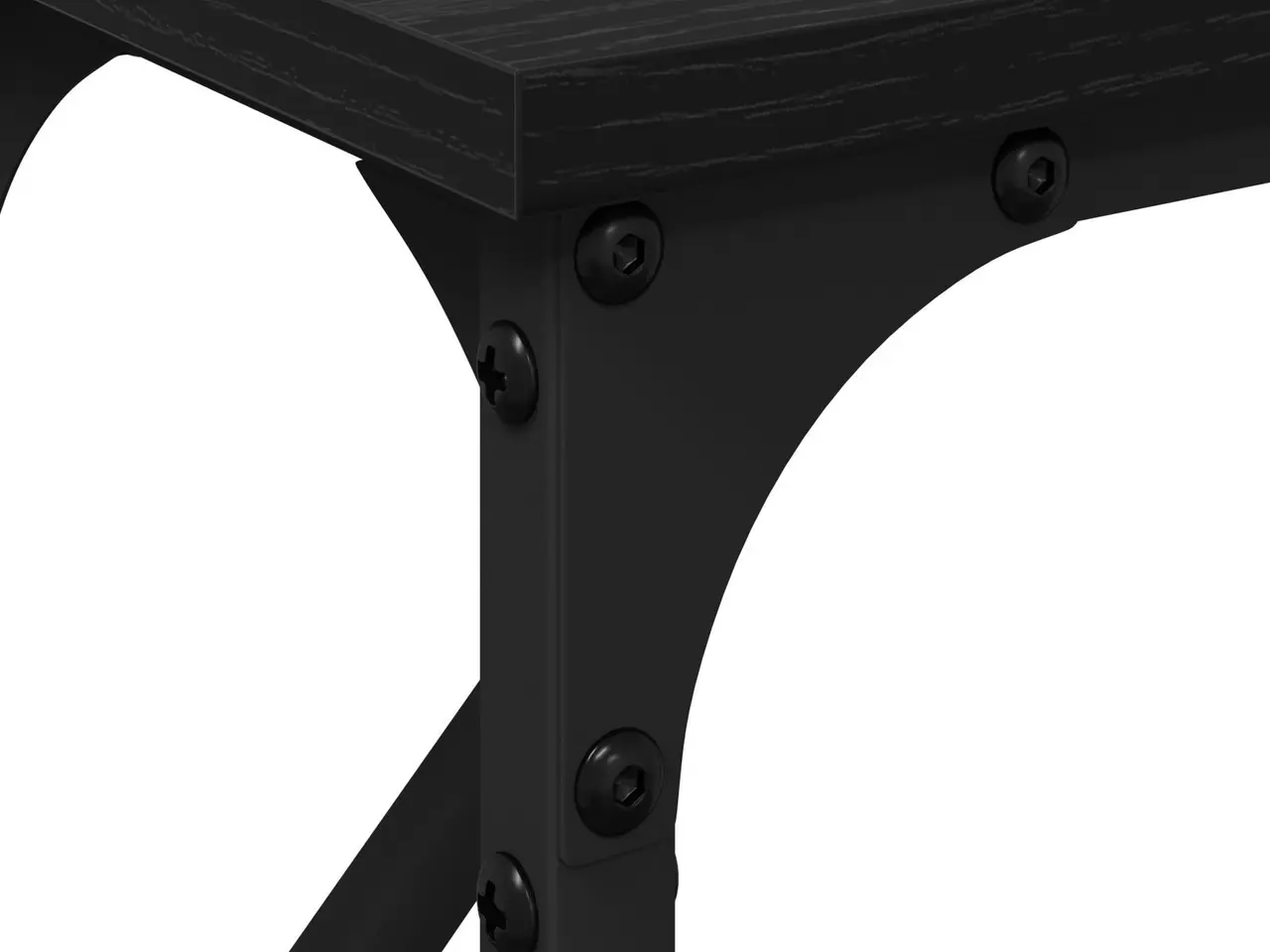 Billede 6 - Konsolbord i sort eg - 140 x 23 x 75 cm