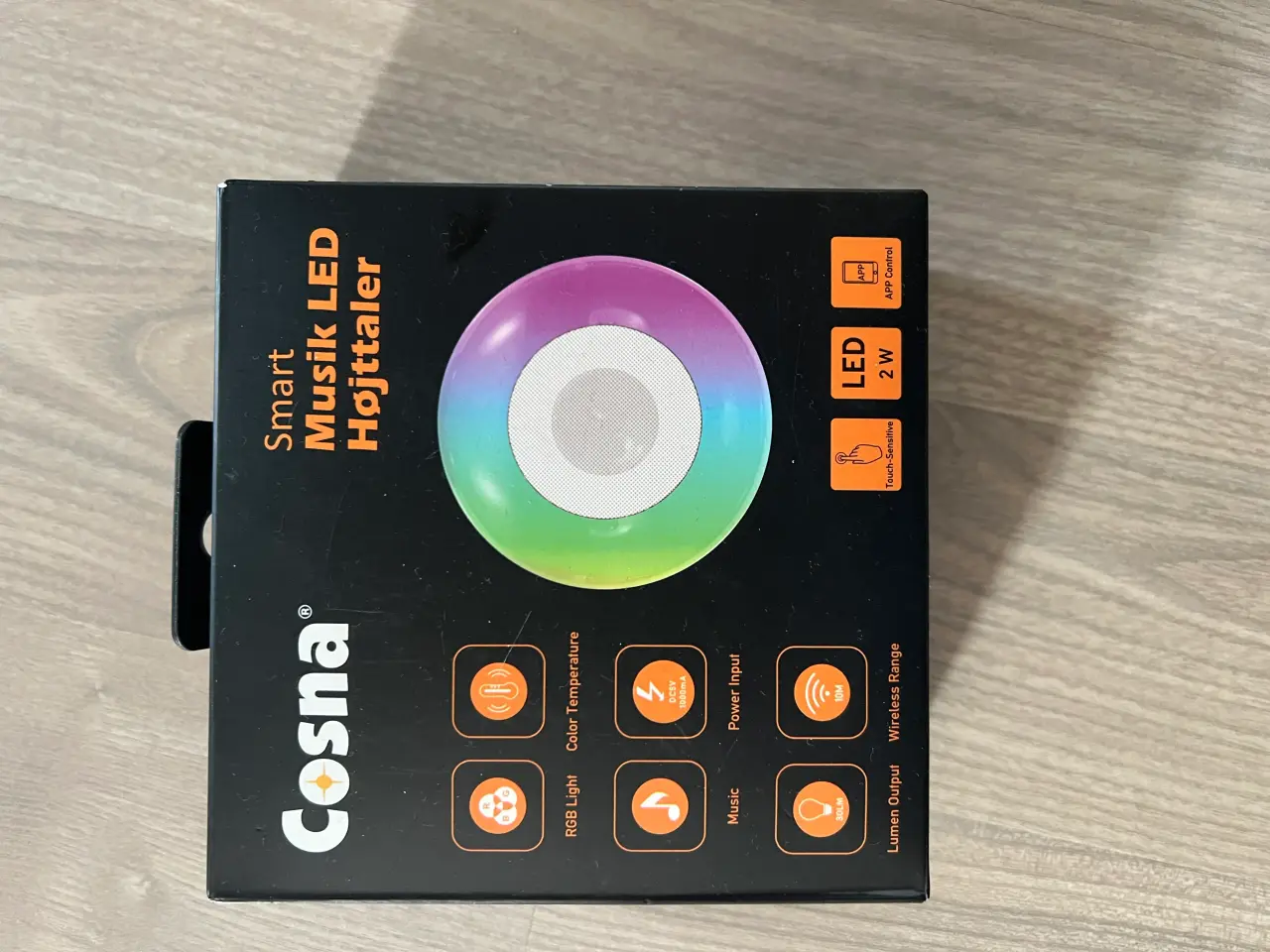 Billede 1 - Bluetooth højtaler med lys