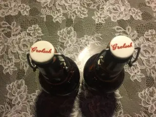 2 Retro Grolsch flasker 20 kr.