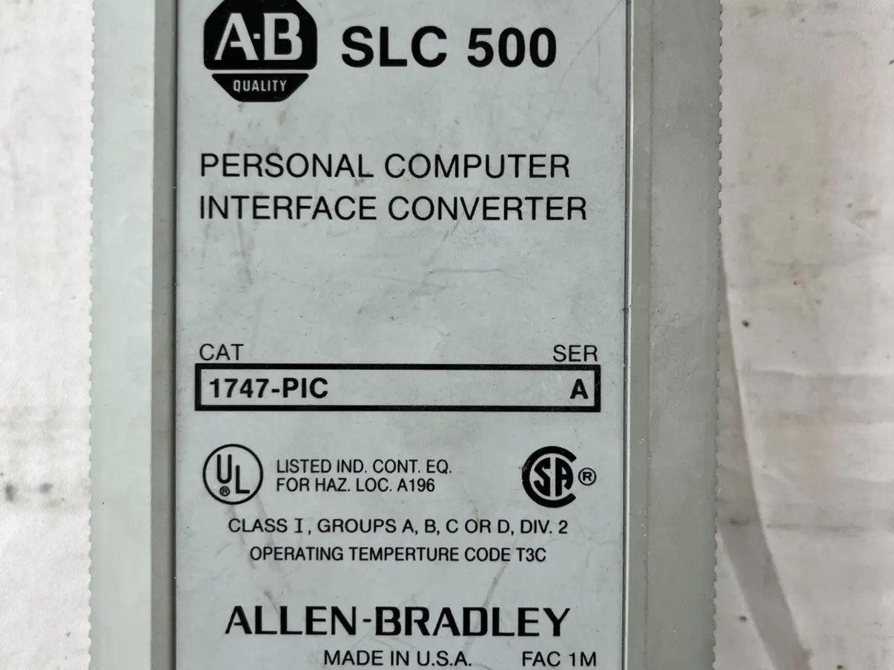 Billede 3 - Allen-Bradley 1747-PIC SLC 500 Personal Computer