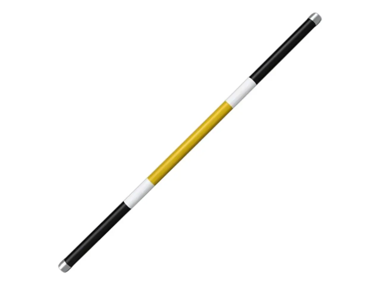 Billede 1 - Bom PE-plast Sort/Hvid/Gul ø9x3m