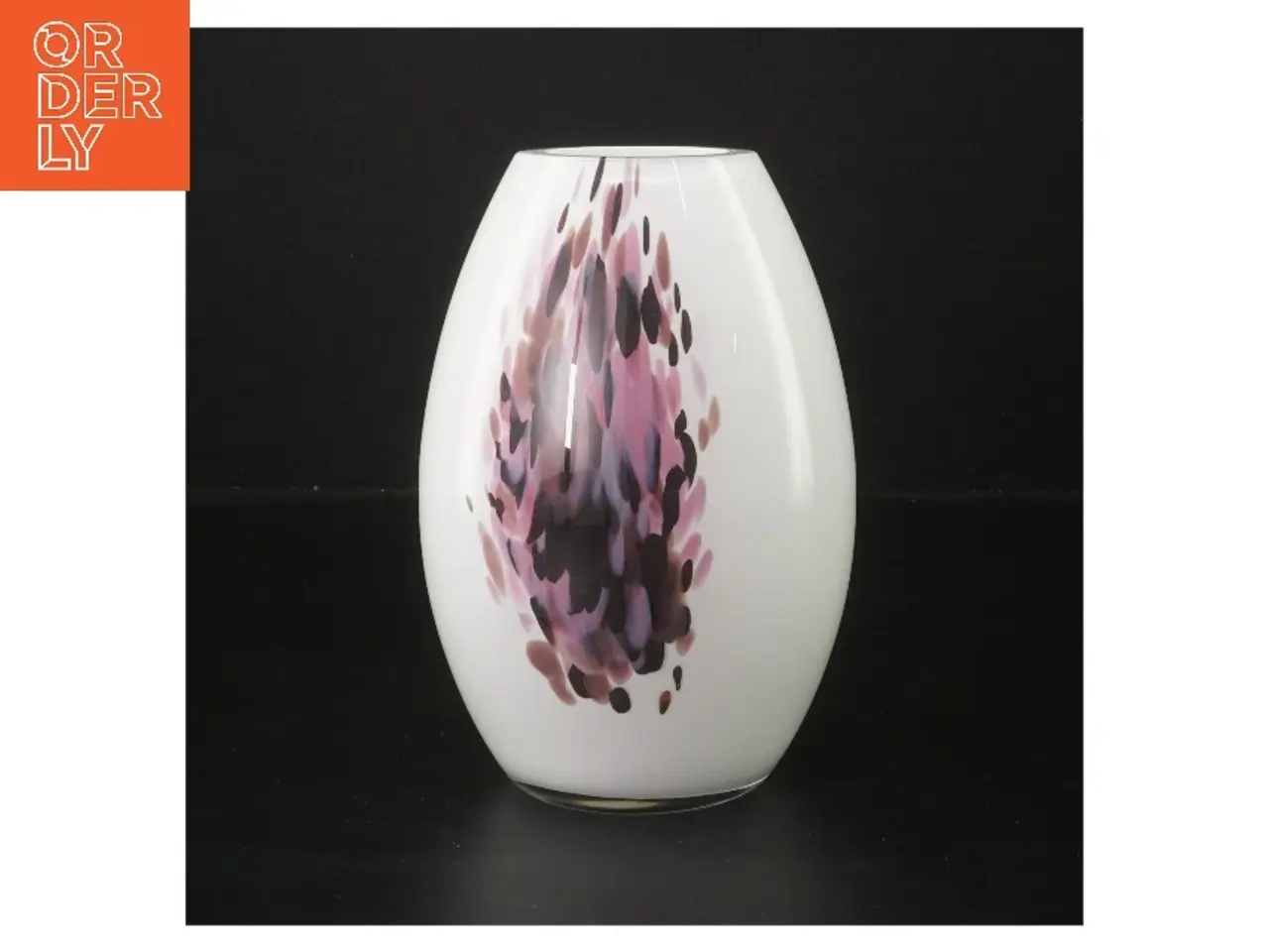Billede 1 - Holmegaard glasvase (str. 16 cm)