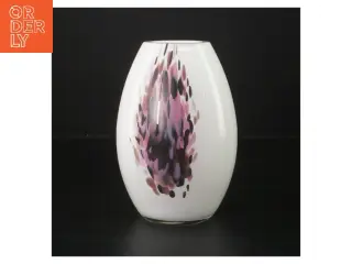 Holmegaard glasvase (str. 16 cm)