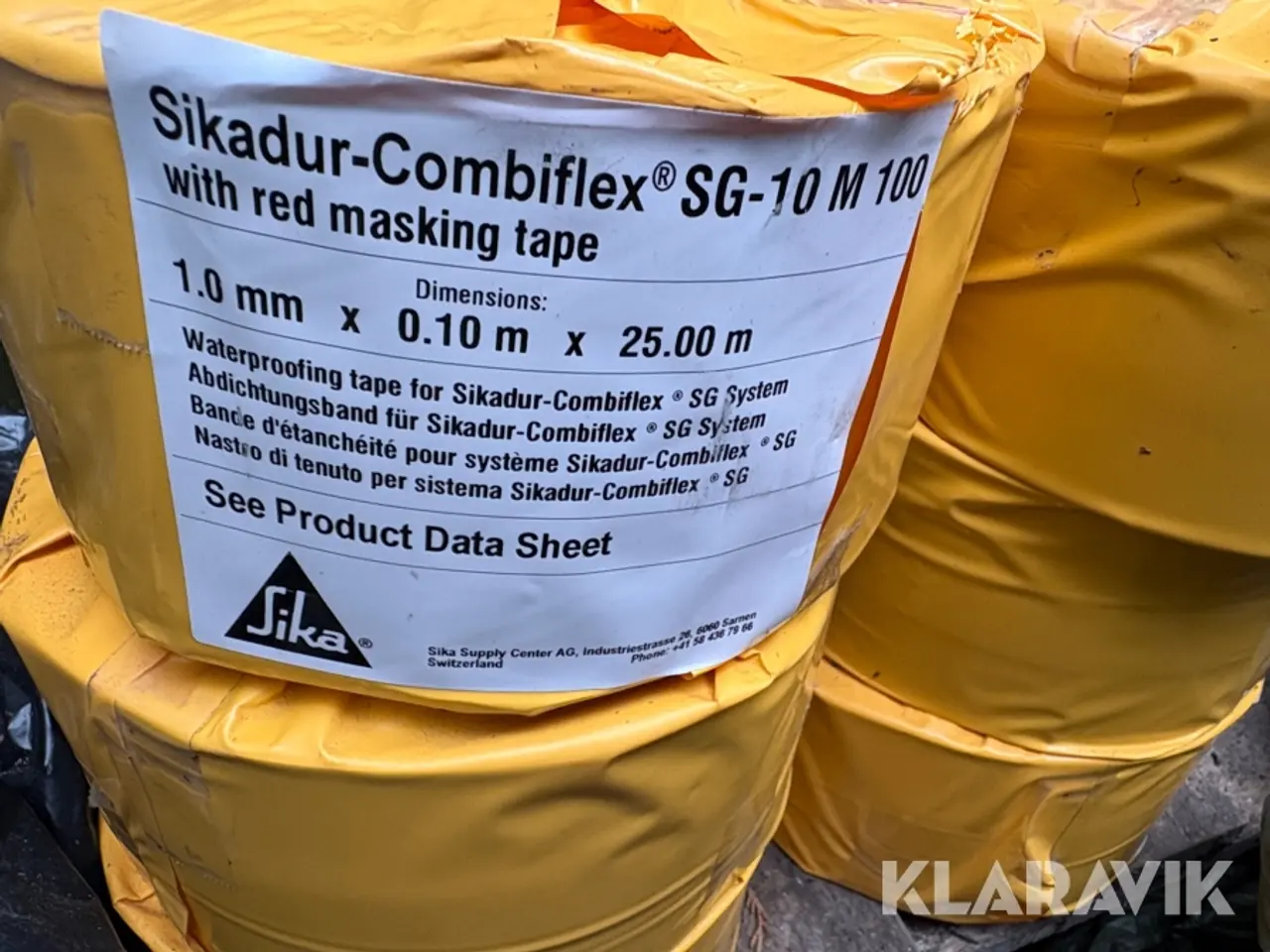 Billede 4 - Vandsikringstape til beton 16ruller Sikadur-combiflex SG10m 100