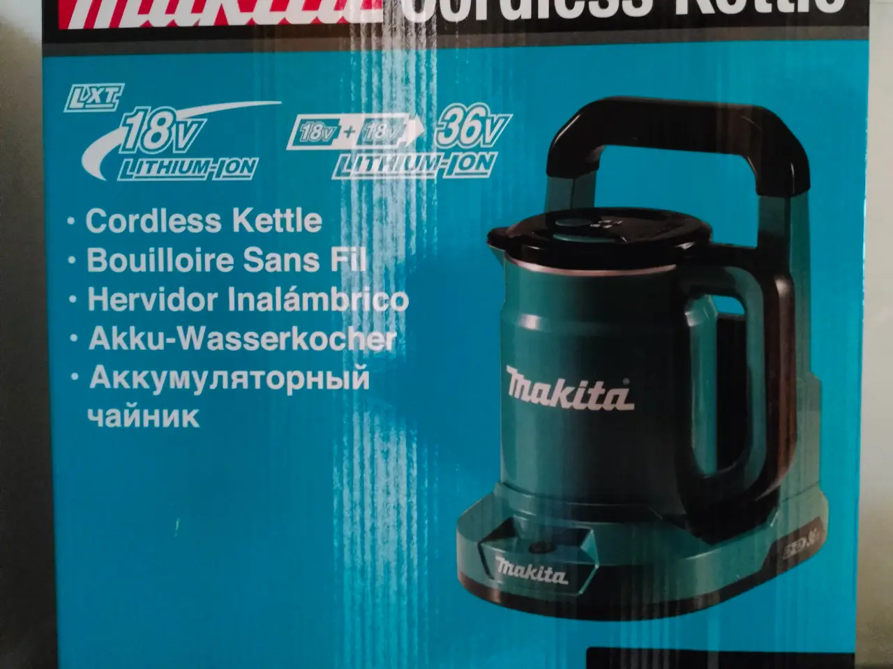 Billede 4 - Makita ledningsfri elkedel.
