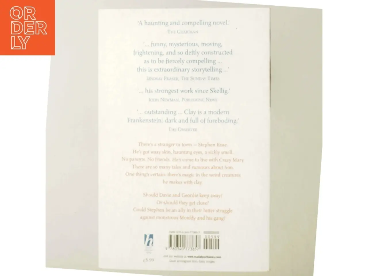 Billede 6 - Clay af David Almond (Bog)
