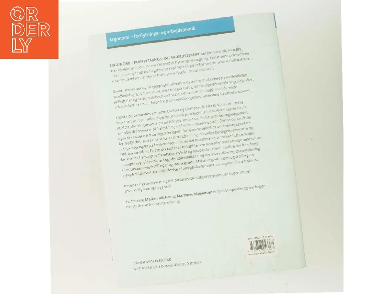 Billede 3 - Ergonomi : forflytnings- og arbejdsteknik af Maiken Bcher (Bog)