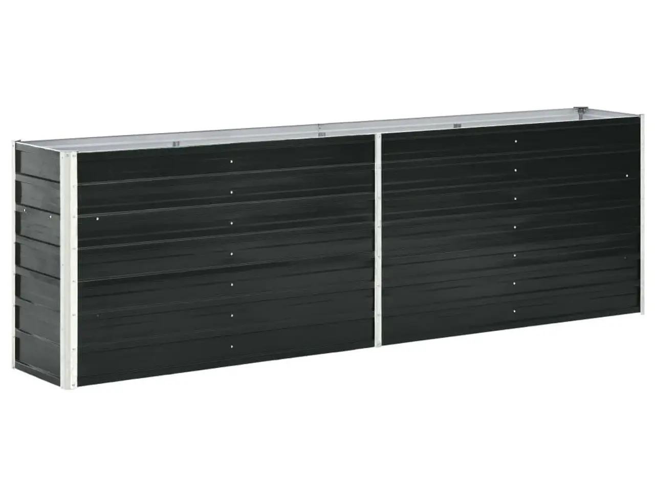 Billede 1 - Forhøjet plantekasse 240 x 40 x 77 cm - antracitgrå