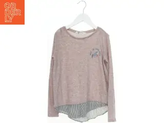 Langærmet bluse med stribet underdel fra H&M (str. 134)