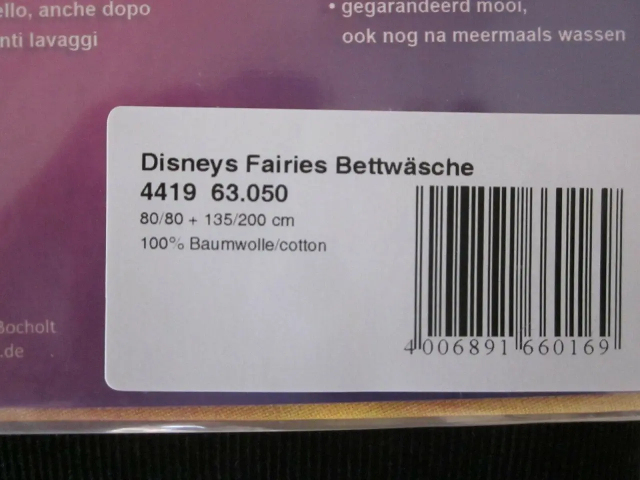 Billede 4 - Sengetøj, Nyt, str. Voksen, Disney Fairies