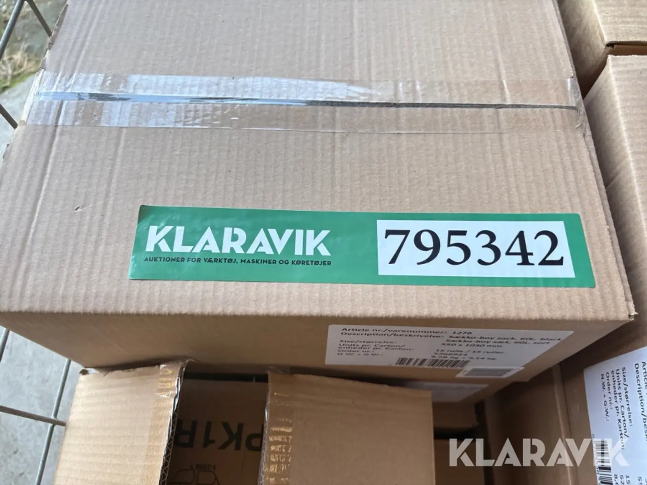 Billede 8 - Affaldssække 60 L, 22 kasser (330 Styk)
