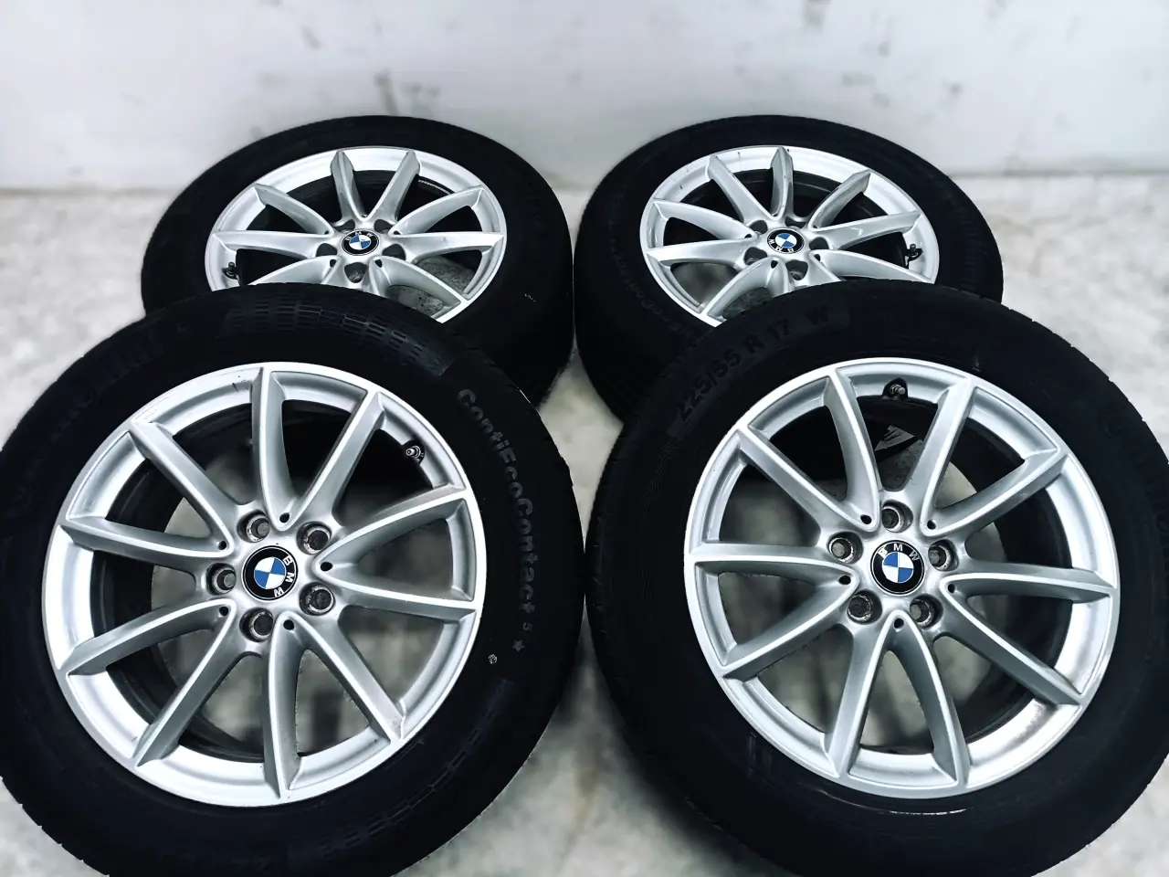 Billede 3 - 5x112 17" ET52 nav 66,6ø BMW sommersæt inkl.TPMS