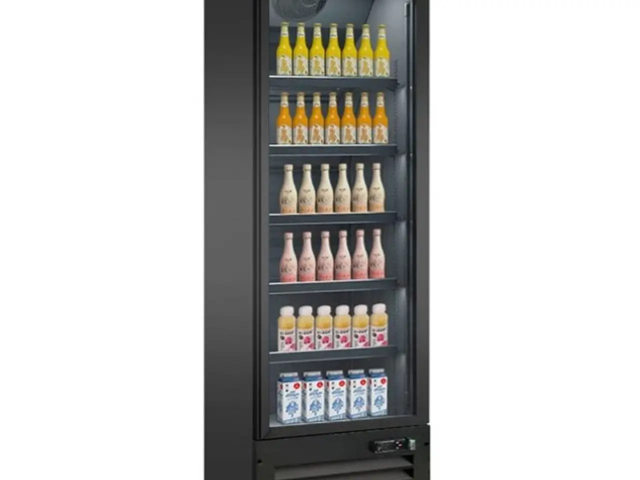 Billede 1 - Displaykøleskab 450 L sort – B620 x D705 x H205 mm