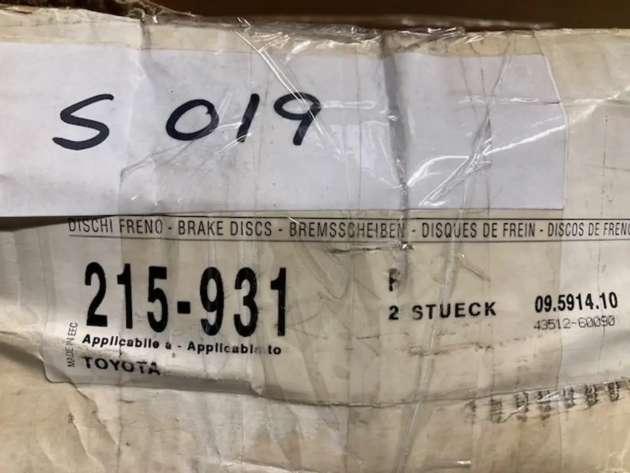 Billede 8 - Bremseskiver, Landcruiser 4.2D/TD