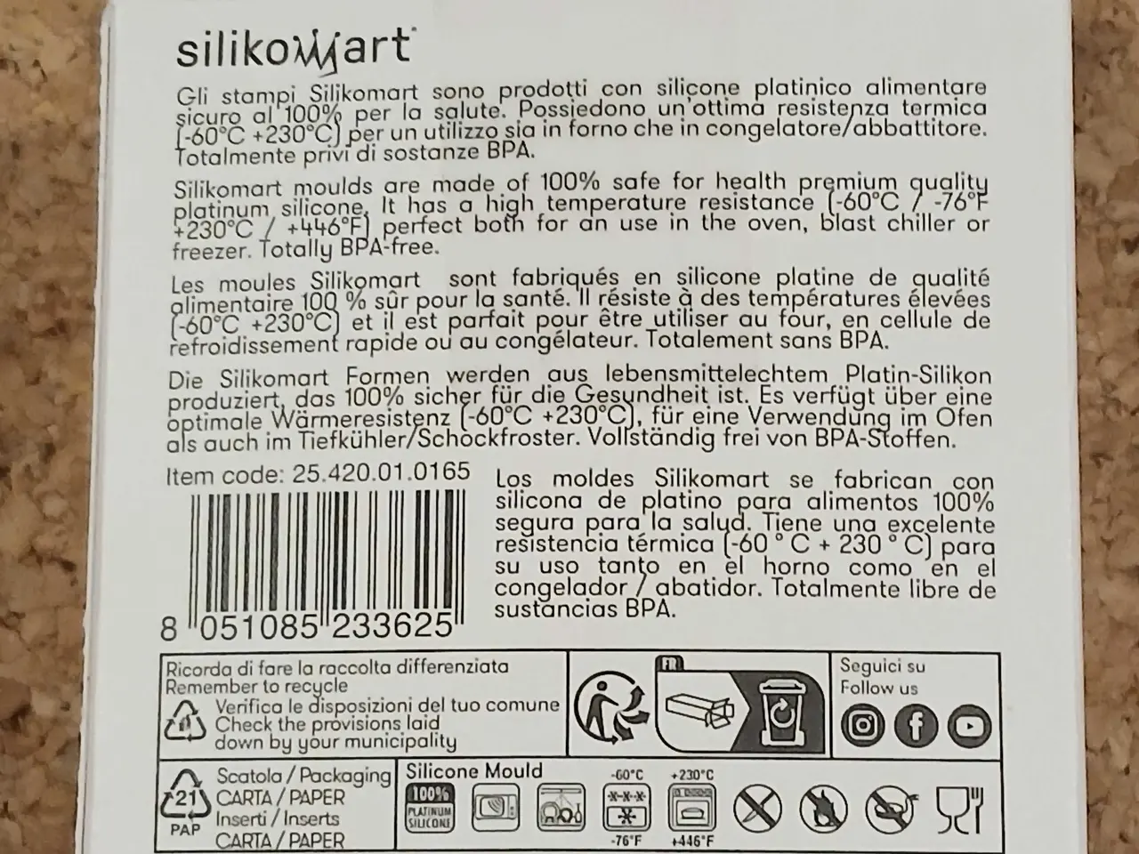 Billede 7 - Silikone muffins kageforme, 6 stk