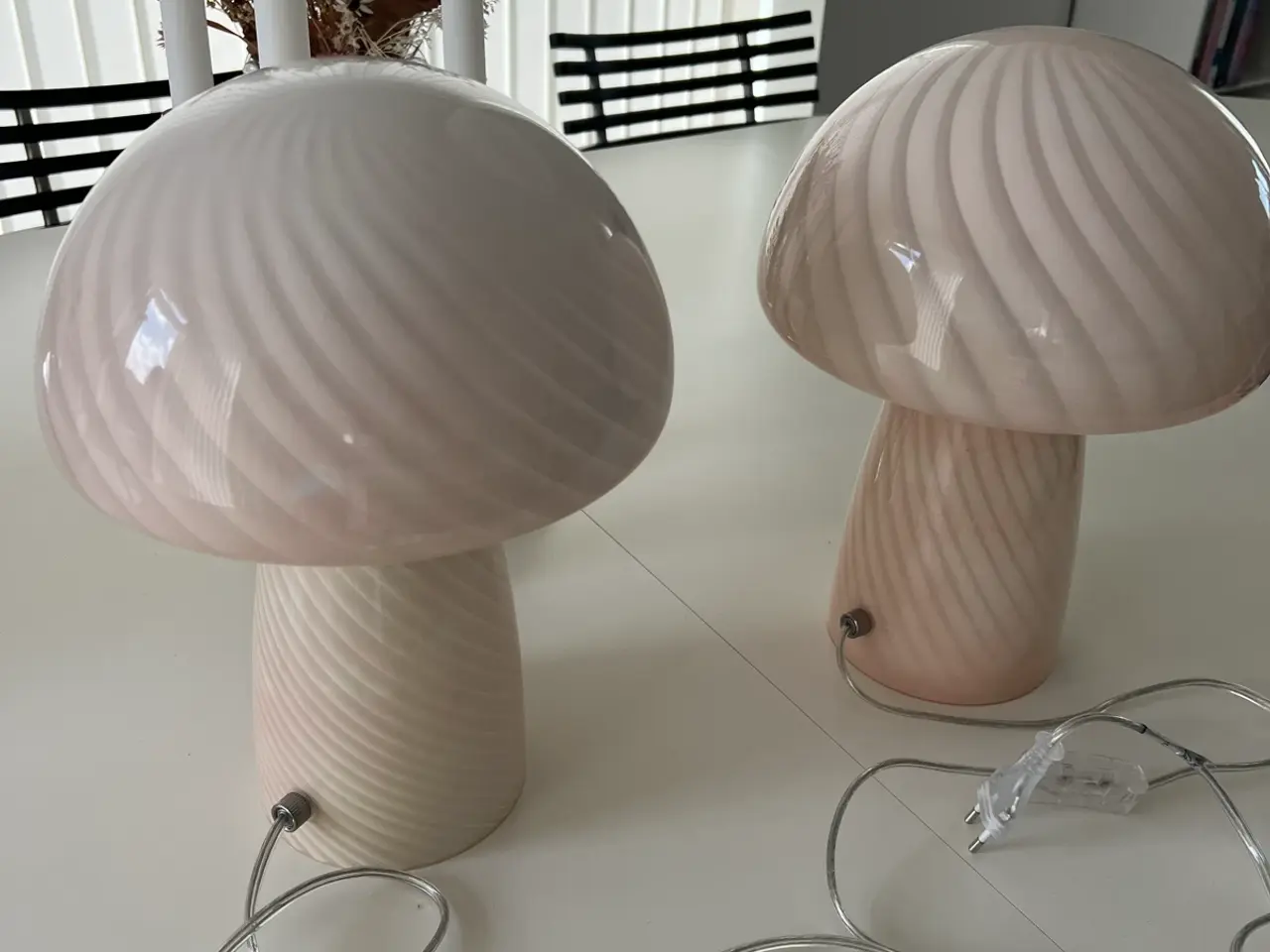 Billede 4 - Mushroom bordlamper rosa 2 stk