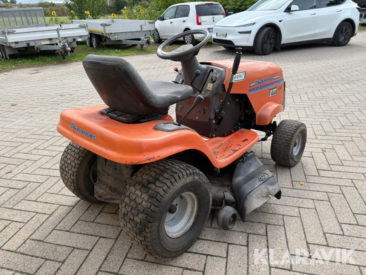 Billede 5 - Græsslåmaskine Husqvarna YT 130