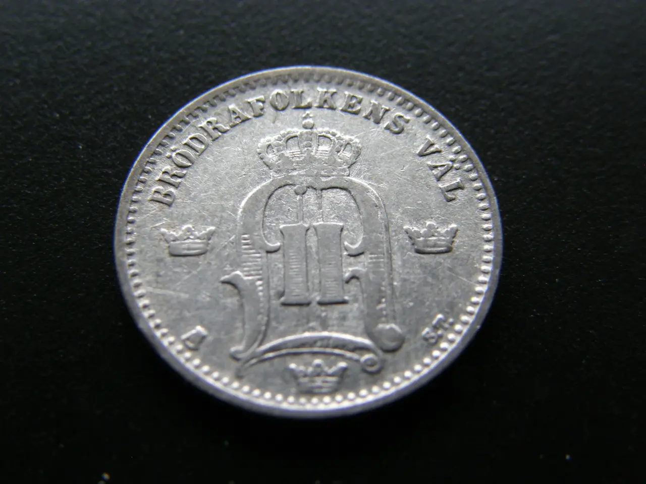 Billede 2 - Sverige 25 Öre 1875 ST KM#738