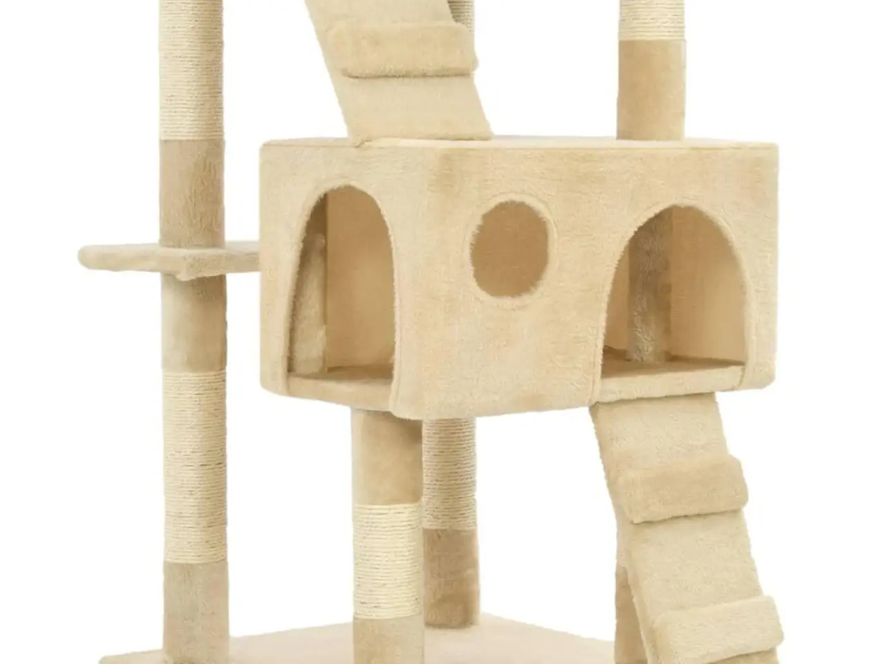 Billede 6 - Kradsetræ til katte med sisal - 170 cm, beige