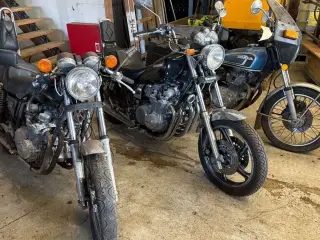 Honda, Kawasaki og Kawasaki 3 stk. Klassiske MC-projekter