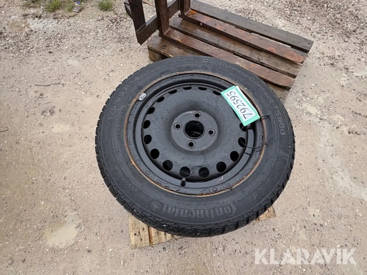Billede 6 - Hjul med vinterdæk Continental TS800 175/65-14 4 styk