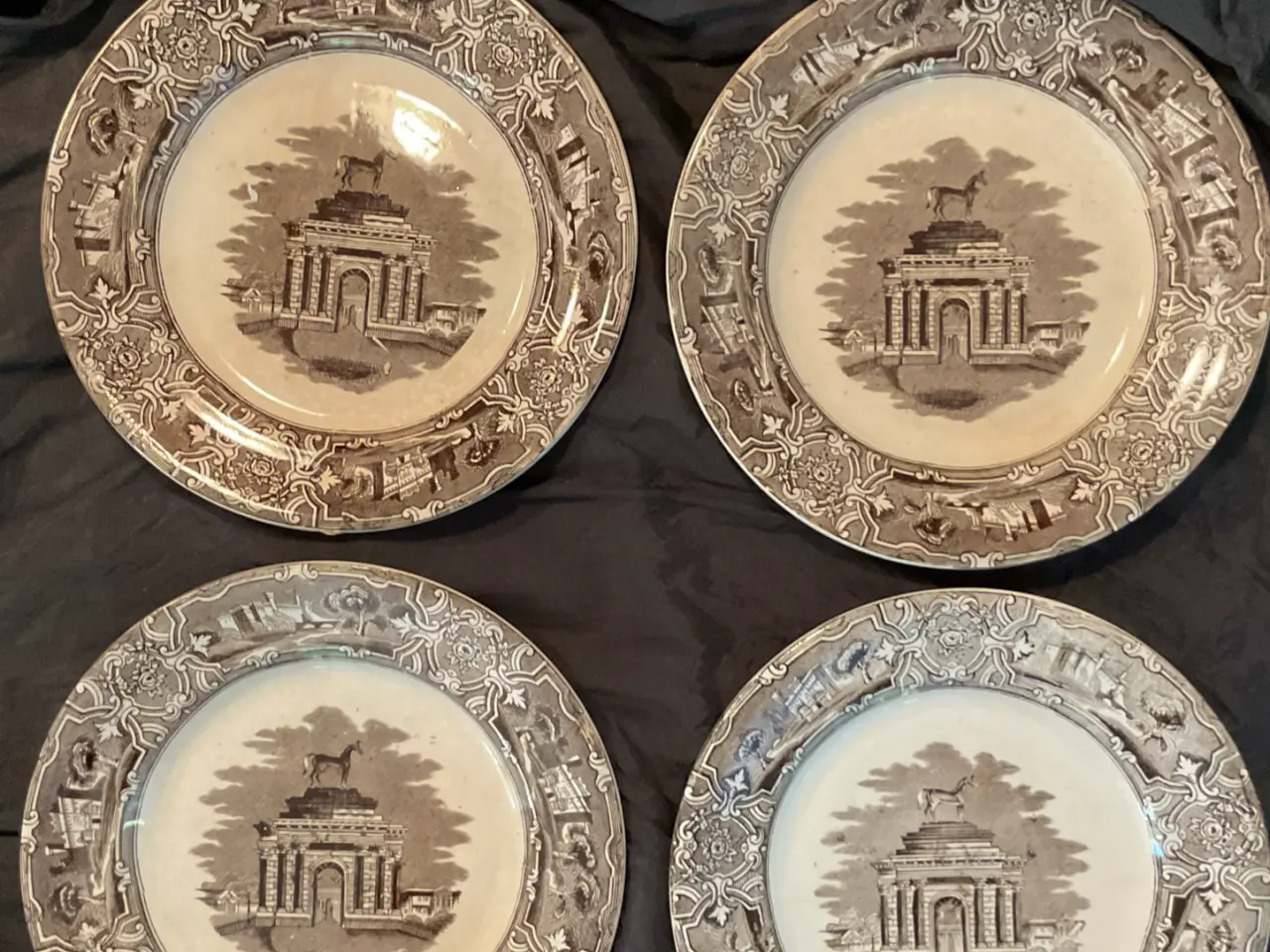 Billede 1 - 4 stk MARBLE ARCH fra 1800 tallet