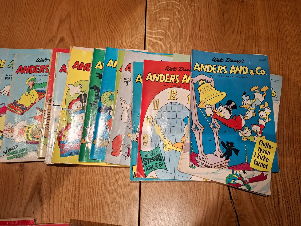 Billede 2 - Anders And blade 1967, komplet, pånær nr. 47