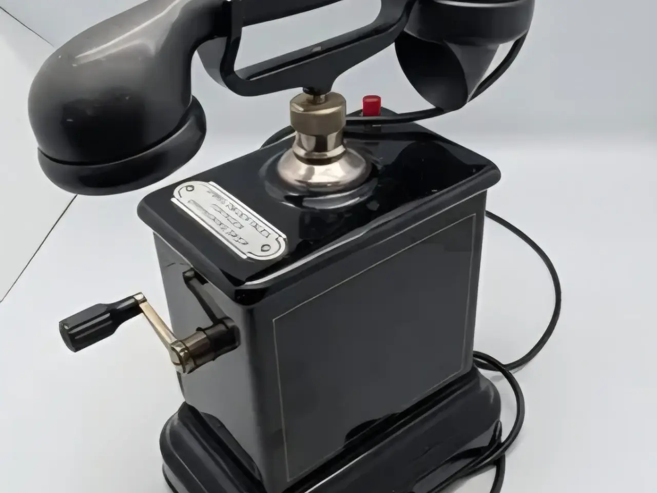 Billede 2 - Stats-telefon med håndsving