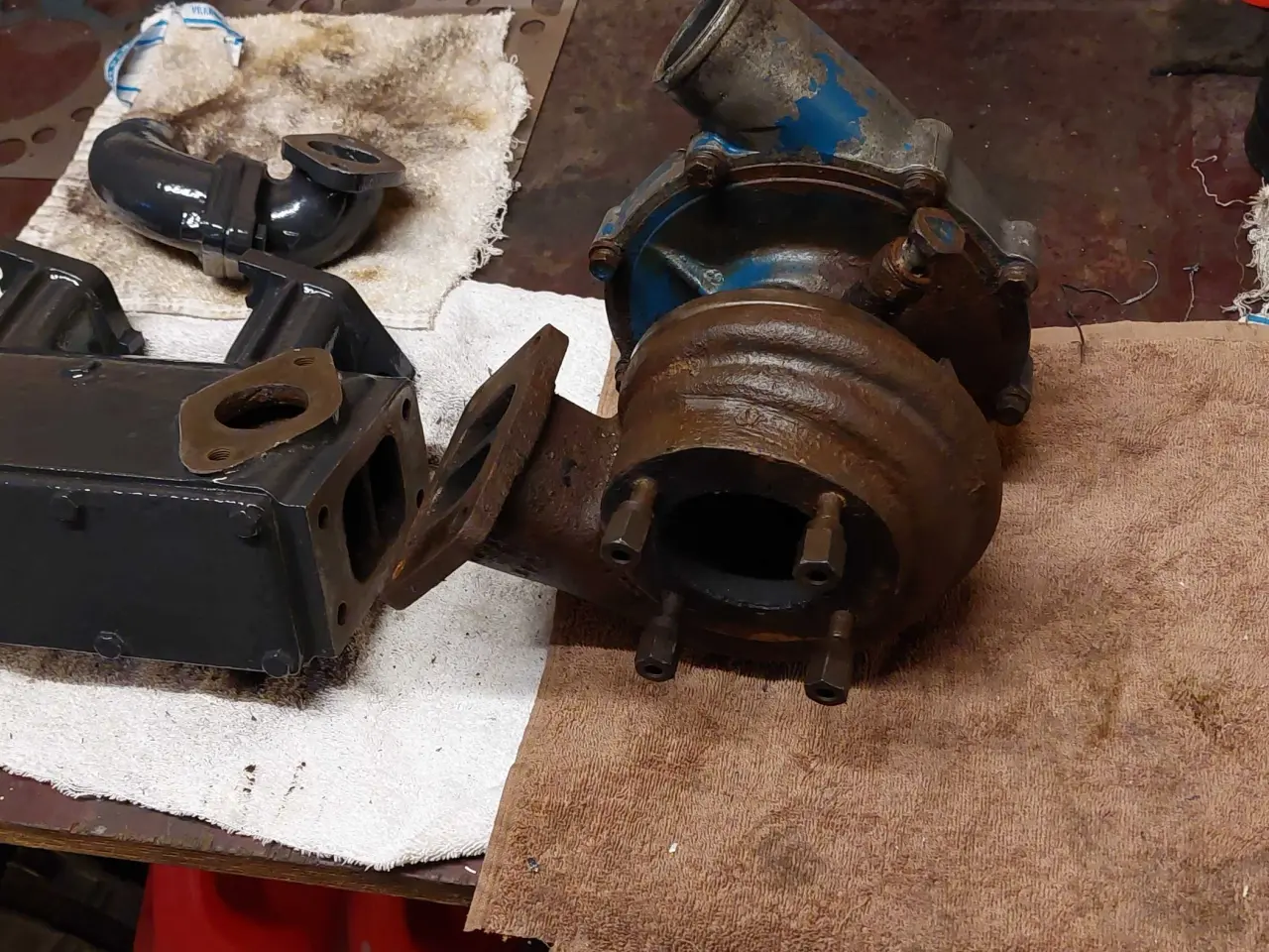 Billede 4 - Ford 2704ET udstødningsmanifold og turbo til bådmo