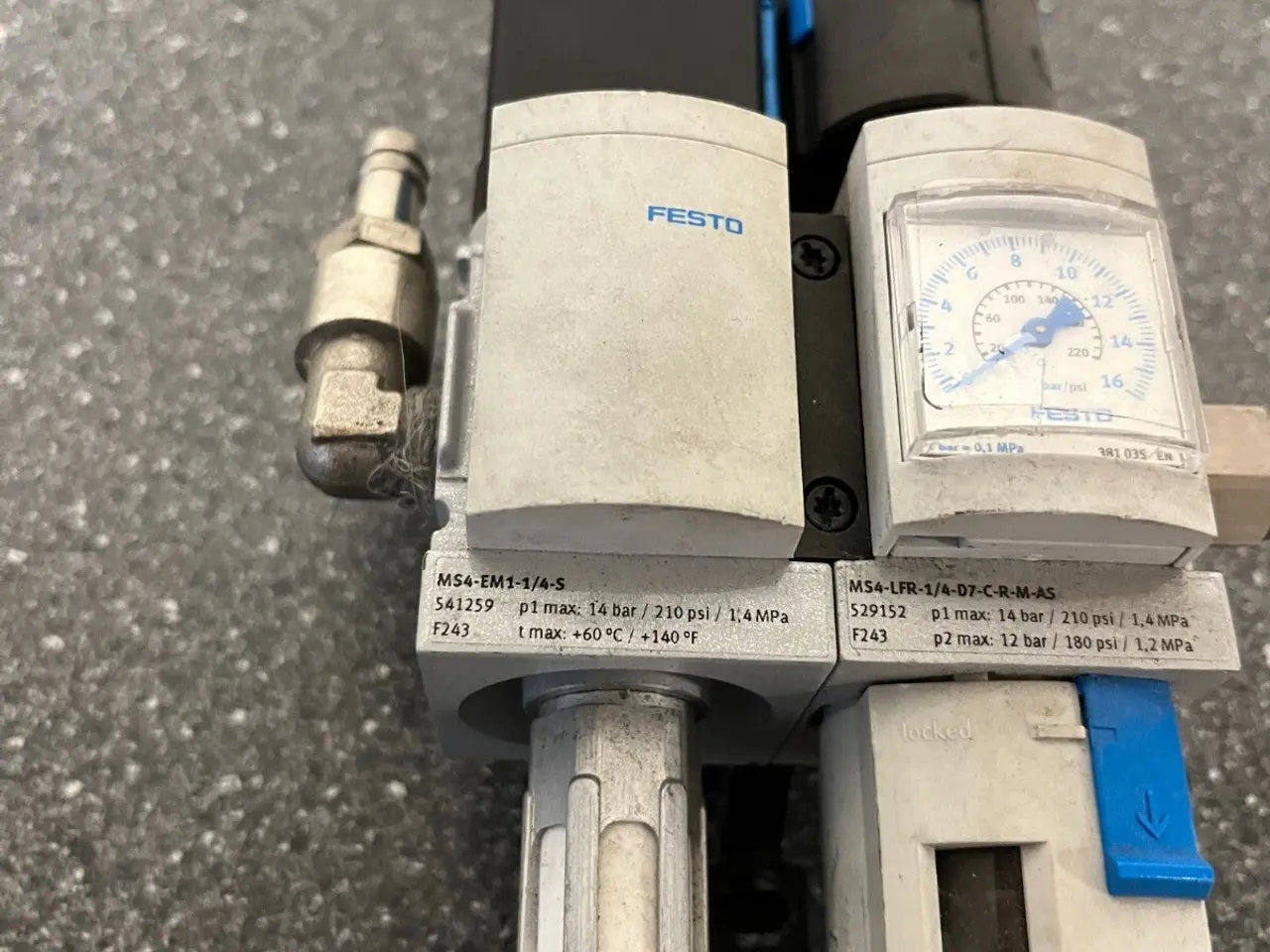 Billede 5 - Festo MS4-EM1-1/4-S & MS4-LFR-1/4-D7-C-R-M-AS Air