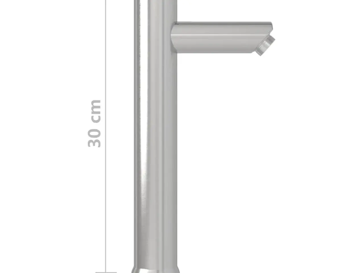 Billede 5 - Blandingsbatteri til badeværelse 12 × 30 cm - sølvfarvet, forkromet