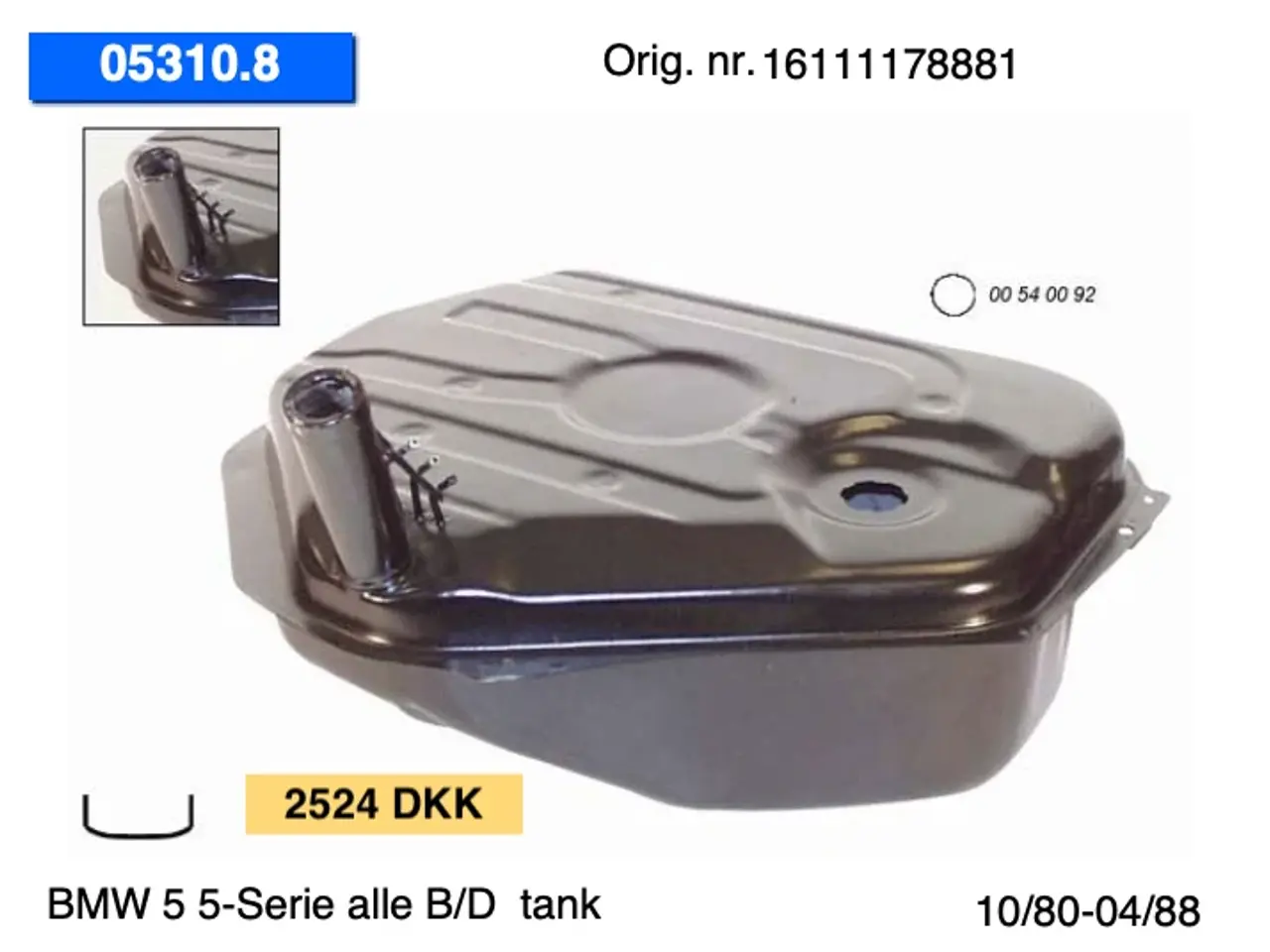 Billede 7 - BMW tanke