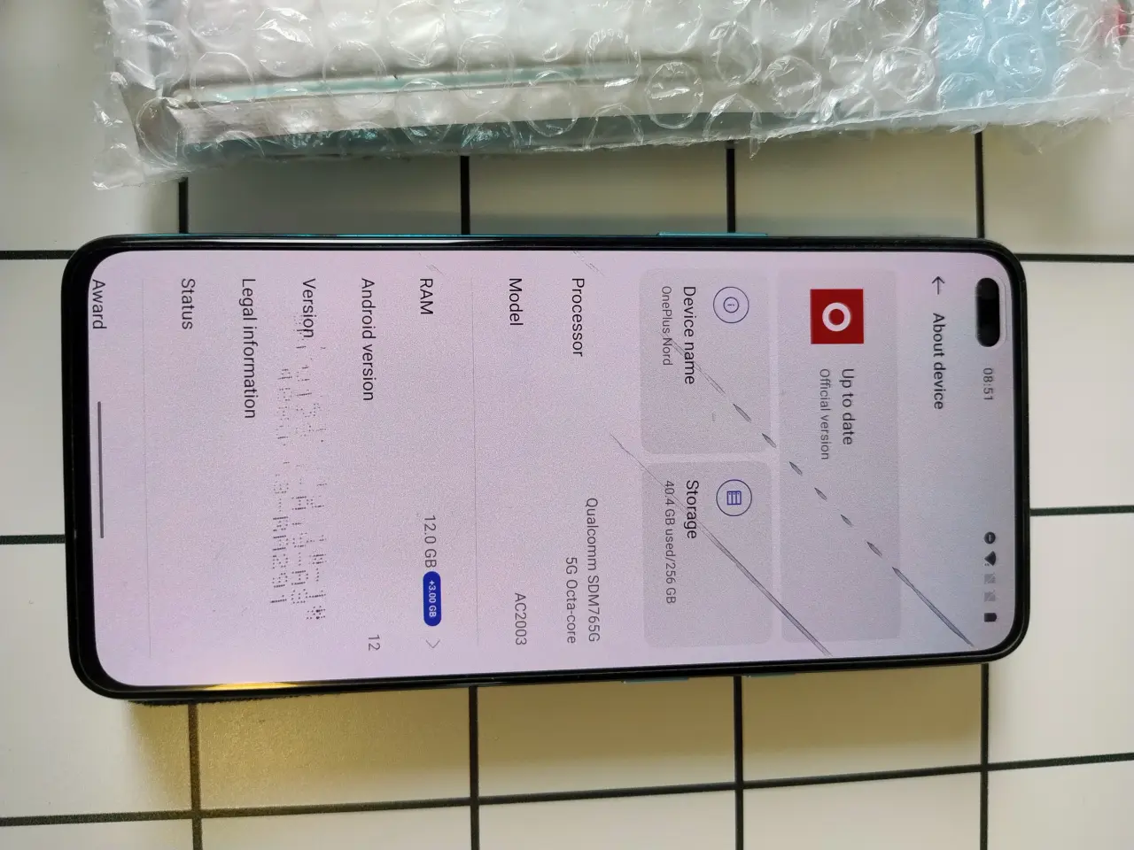 Billede 4 - One Plus Nord 256gb 12gb ram