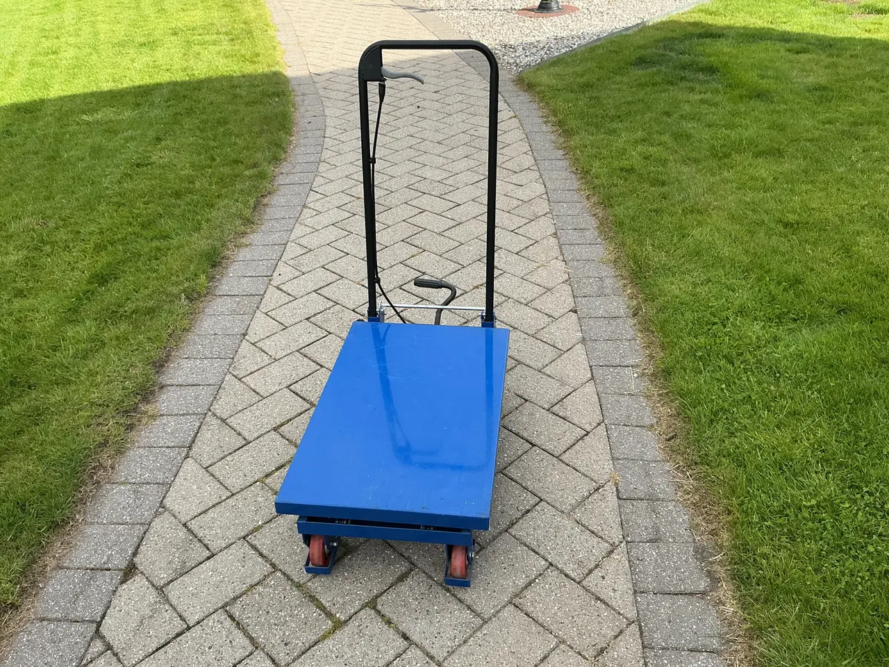 Billede 2 - Løftevogn med 2 drejebare hjul