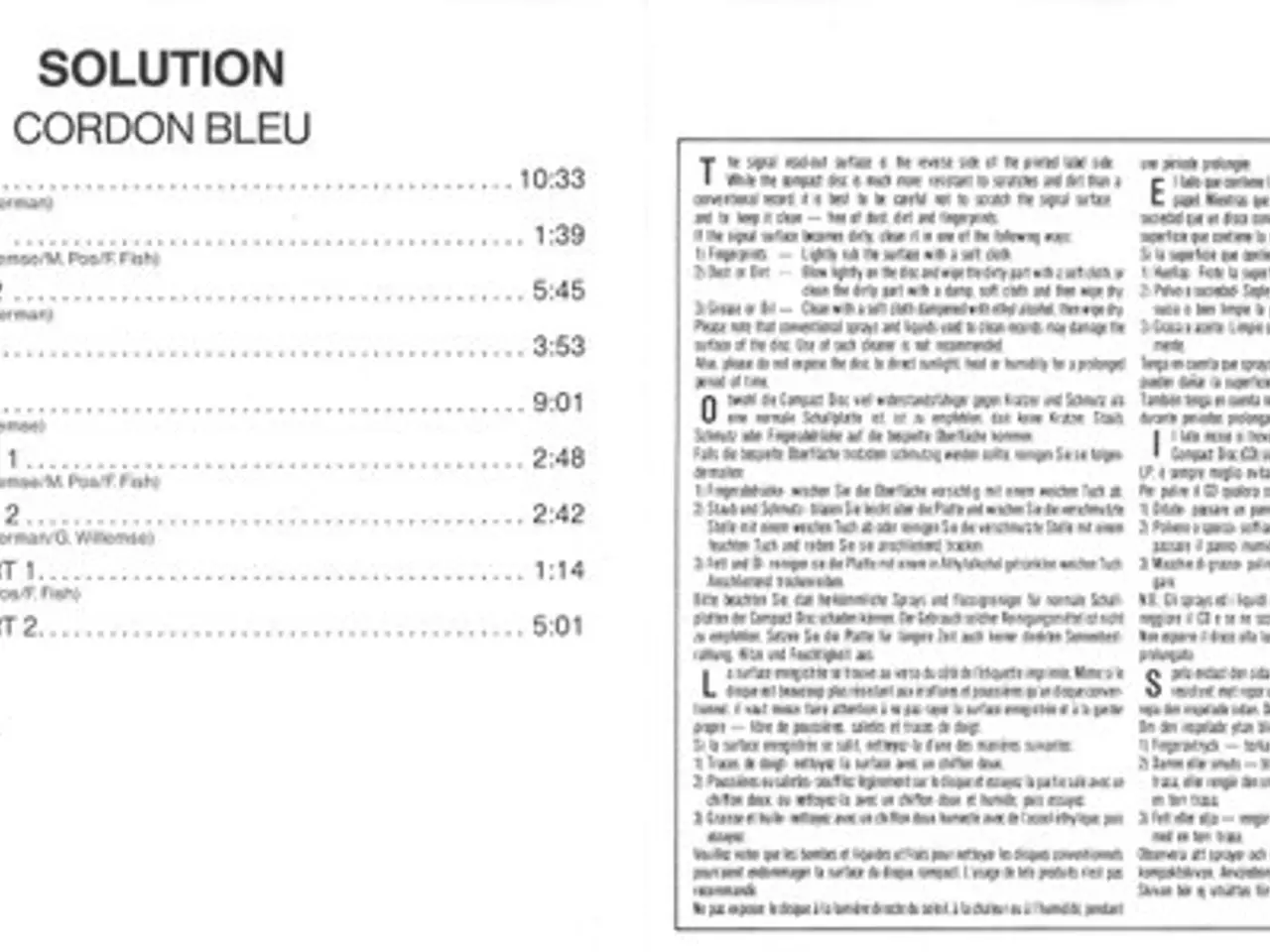 Billede 6 - Solution – Cordon Bleu – CD