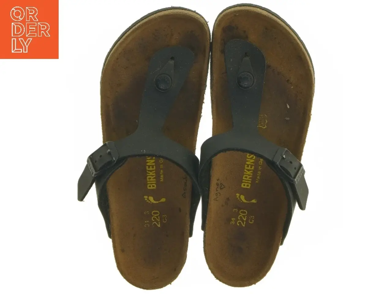Billede 4 - Sort sandal, str. 34 fra Birkenstock (str. 34 )