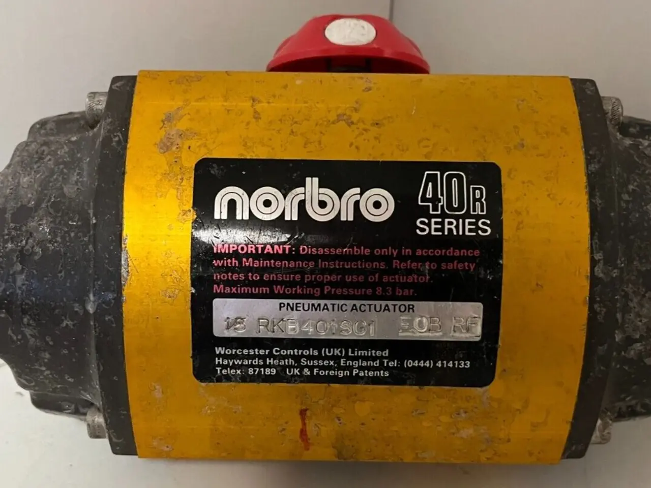 Billede 1 - Norbro 40R Pneumatic Actuator RKB40-1SG1 EOB RF -
