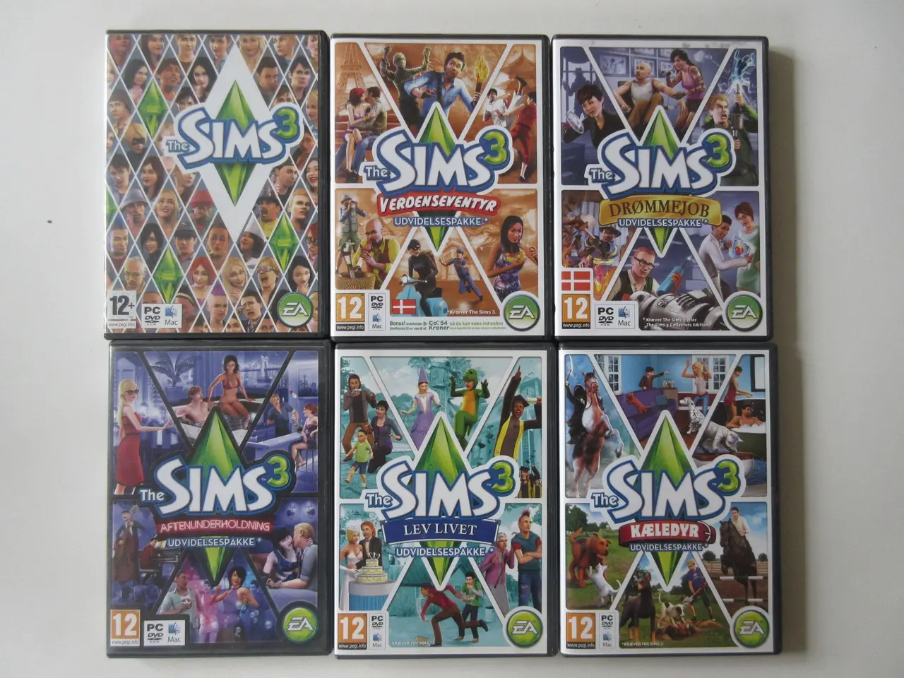 Billede 1 - The Sims 3 og 5 udvidelsespakker til PC