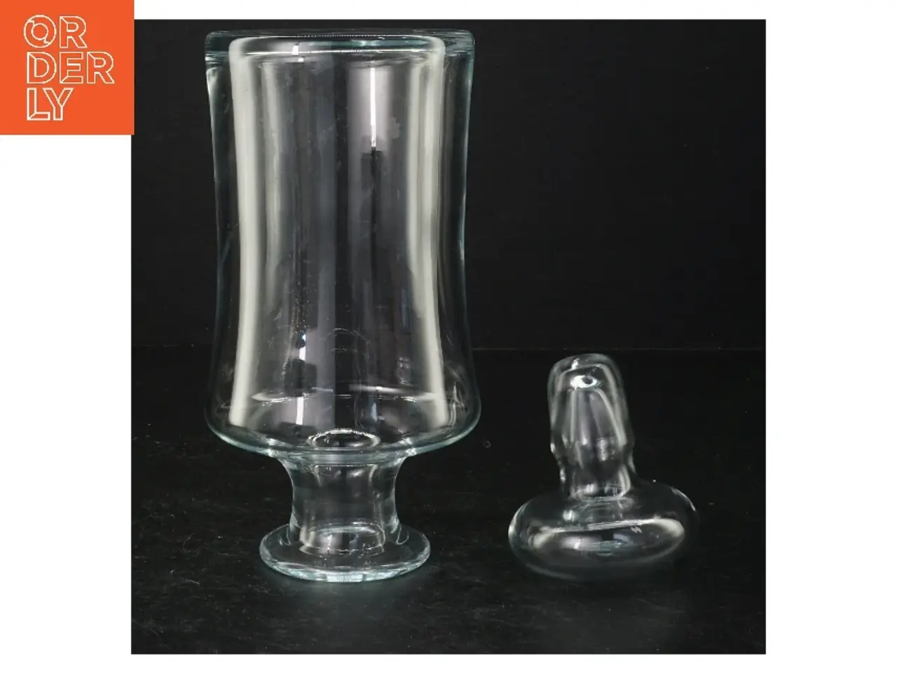 Billede 2 - Glaskaraffel med prop (str. 20 cm)