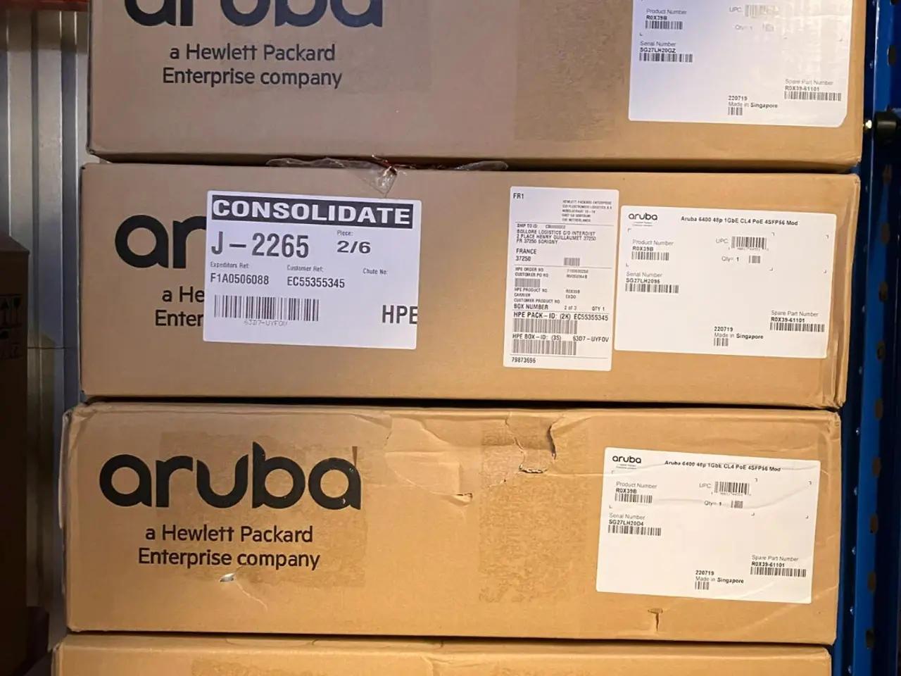Billede 2 - Aruba 6400 48p 10Gb netværksswitch