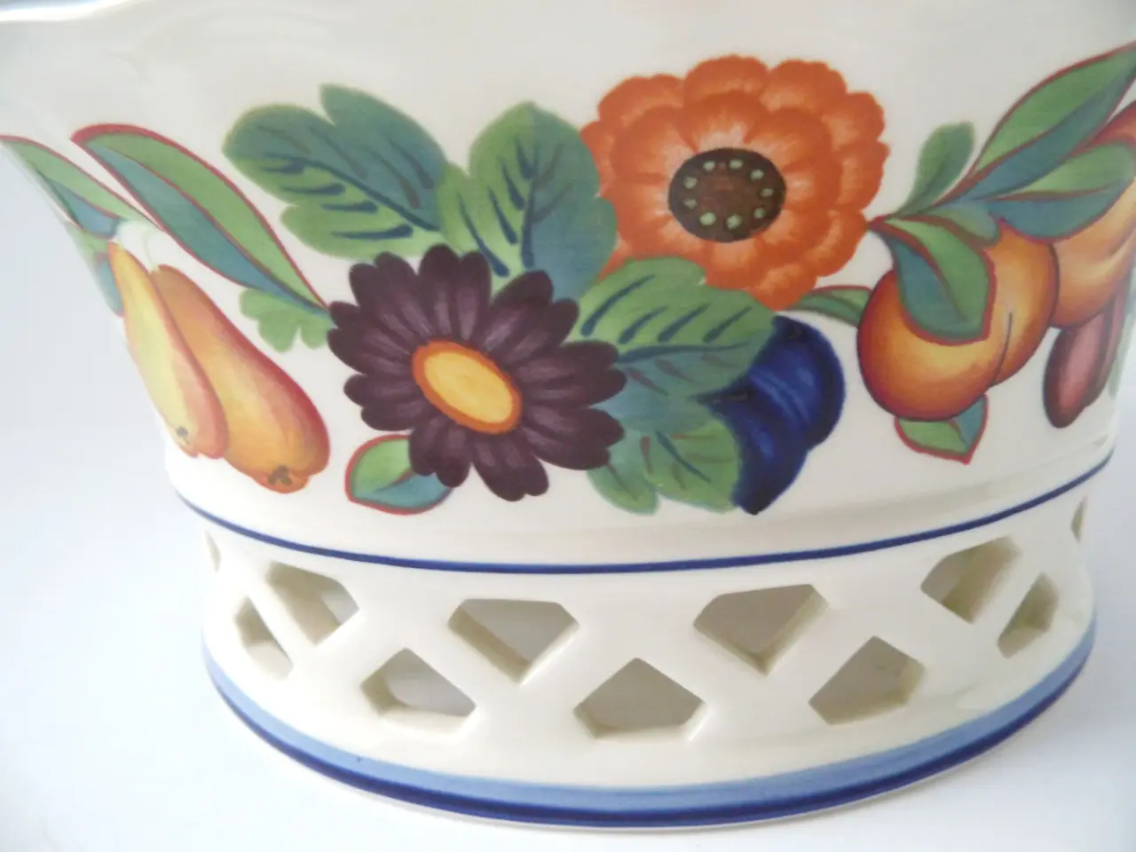 Billede 3 - Royal Copenhagen Golden Summer Frugtkurv