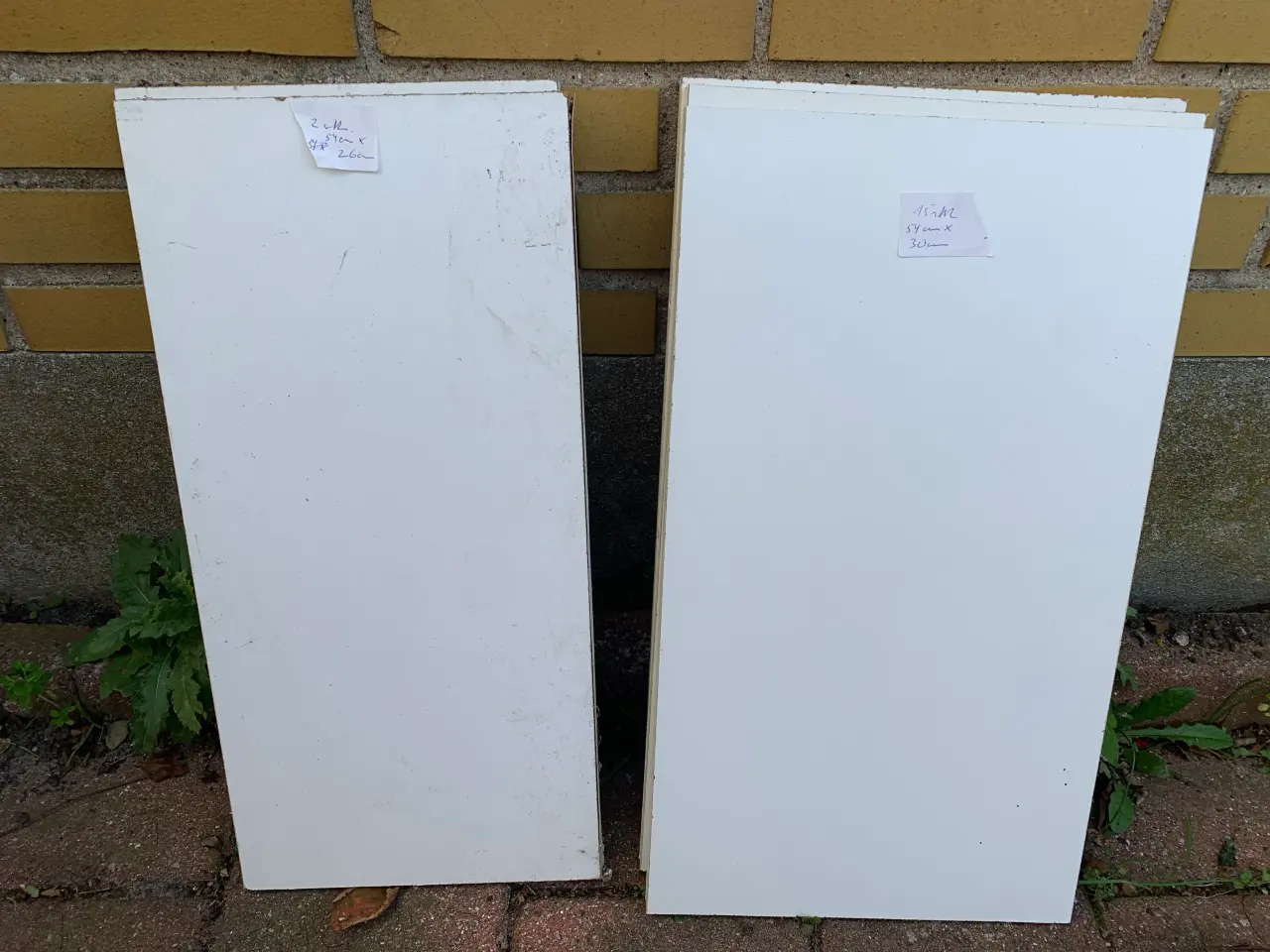 Billede 1 - Hylder i hvid laminat