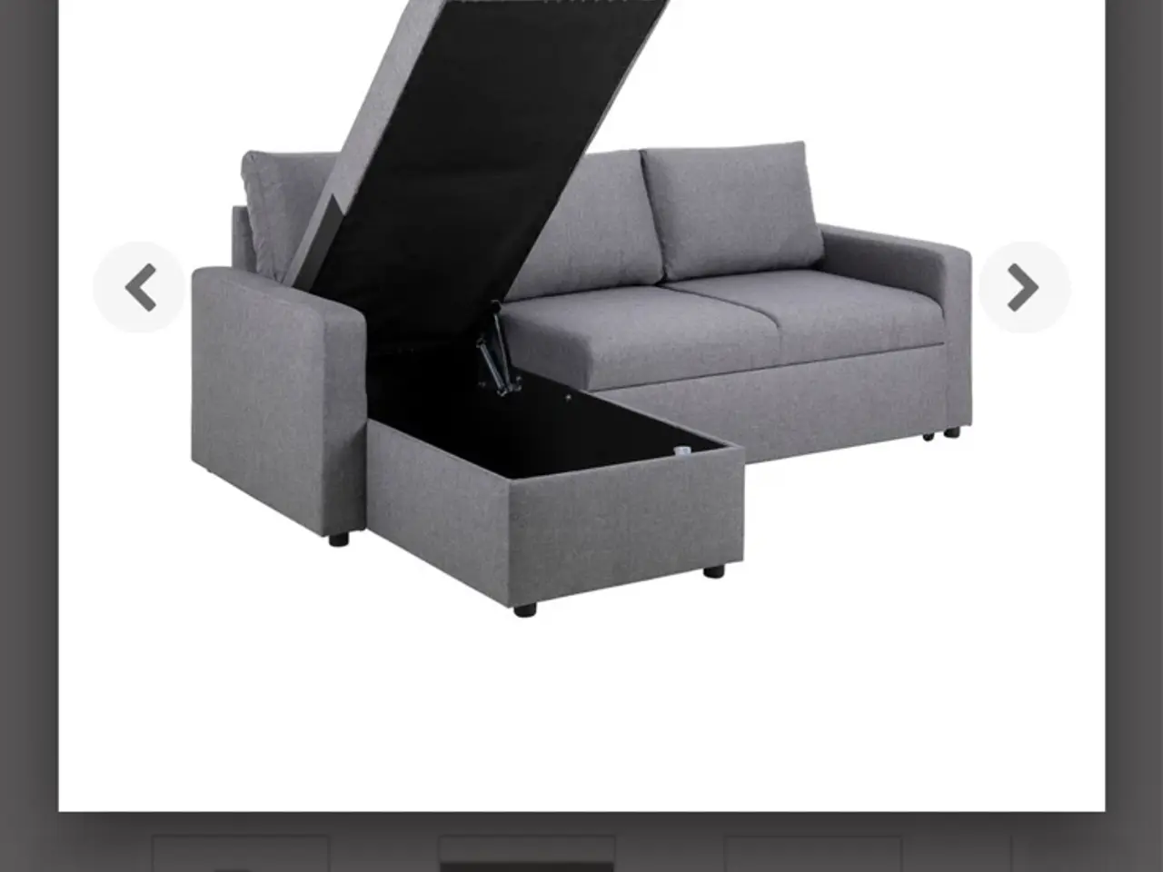 Billede 4 - Sovesofa med opbevaring