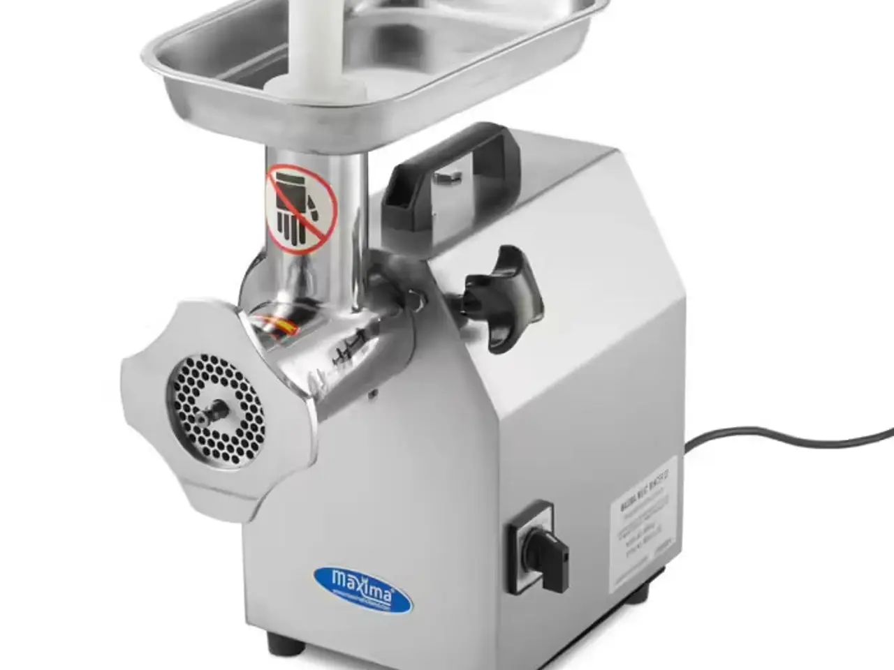 Billede 8 -  Kødhakker MMM 22 – 220 kg/t – Maxima