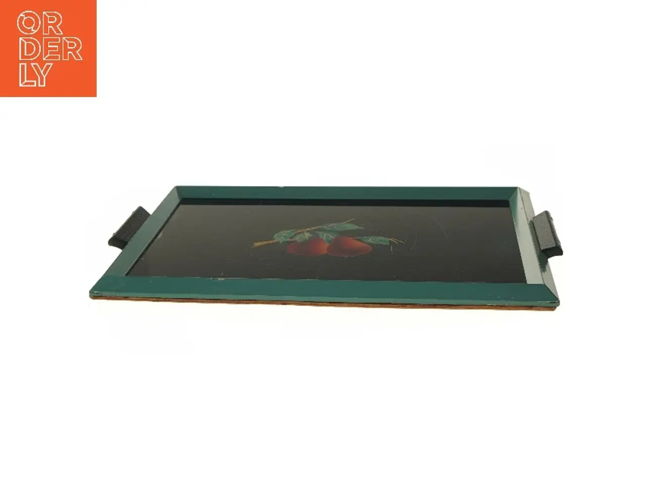 Billede 3 - Dekoreret serveringsbakke (str. 42x28 cm)